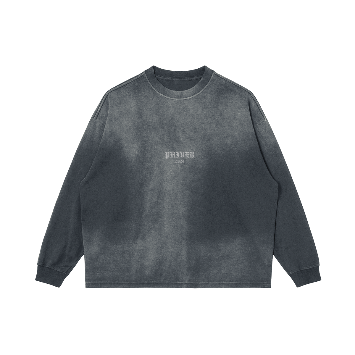 Sun Faded Long Sleeve Grey