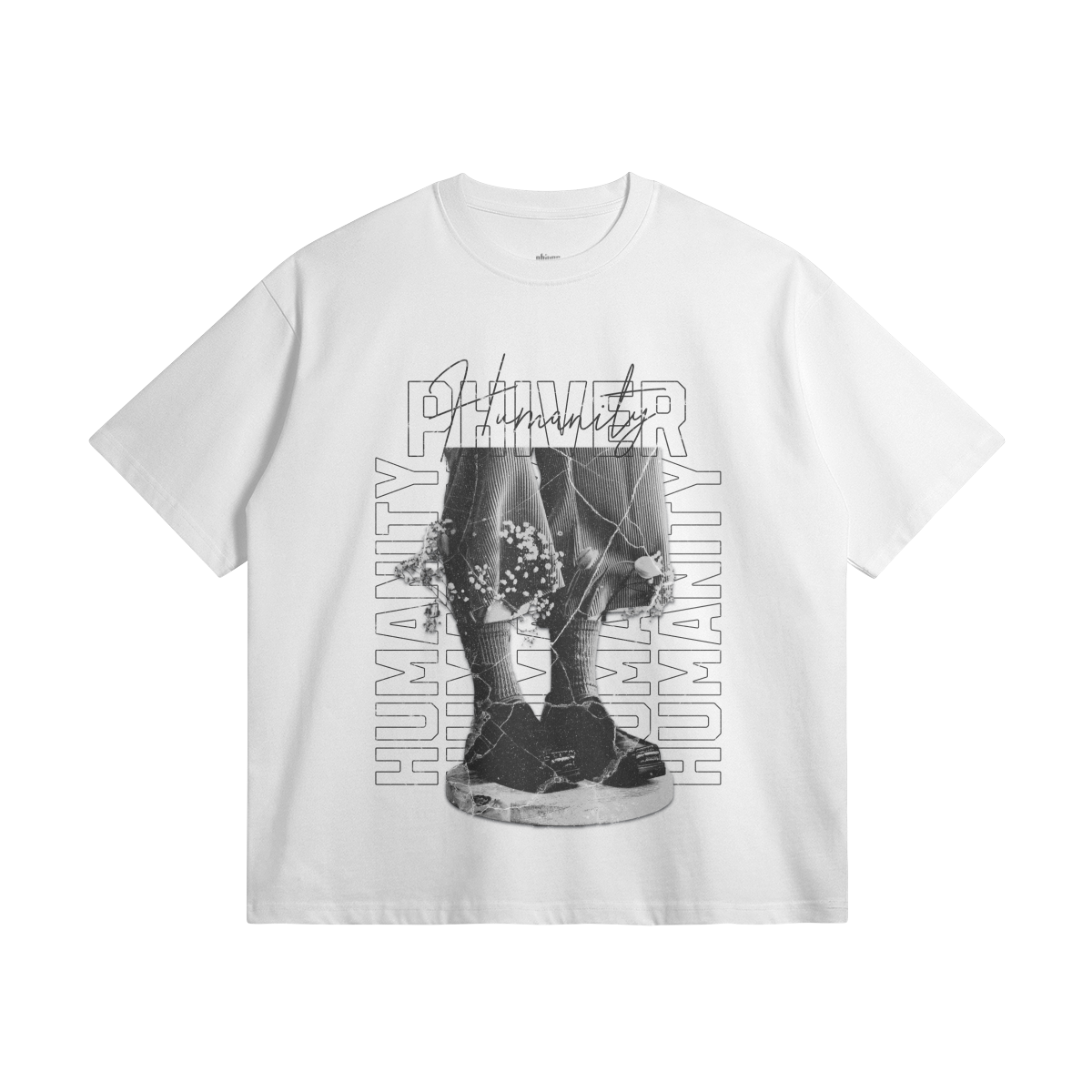 Humanity Tee White