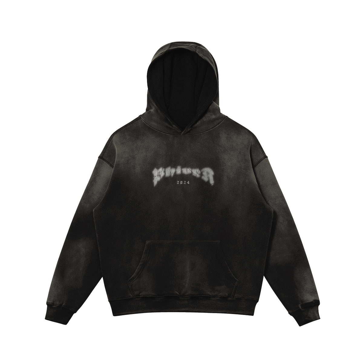 Sun Faded Hoodie Black