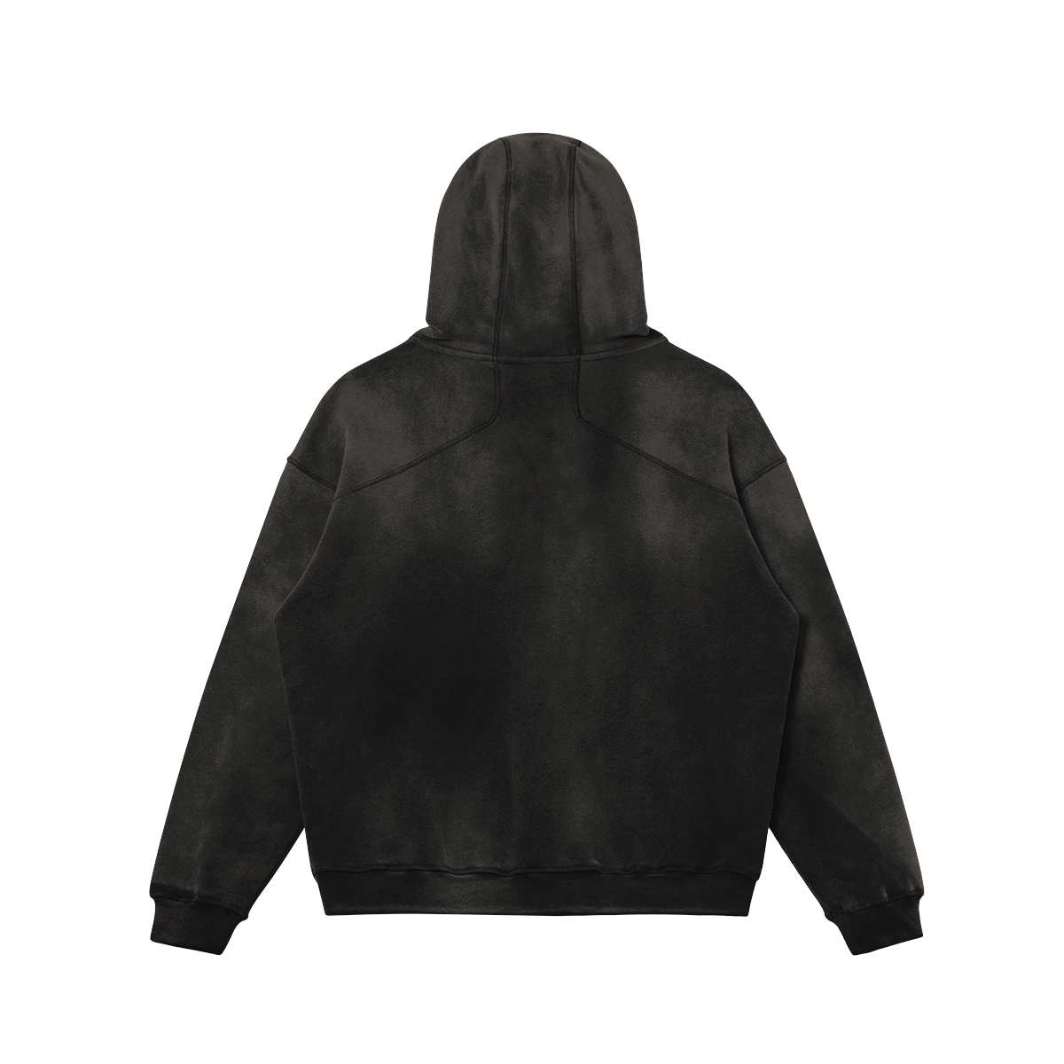 Sun Faded Hoodie Black