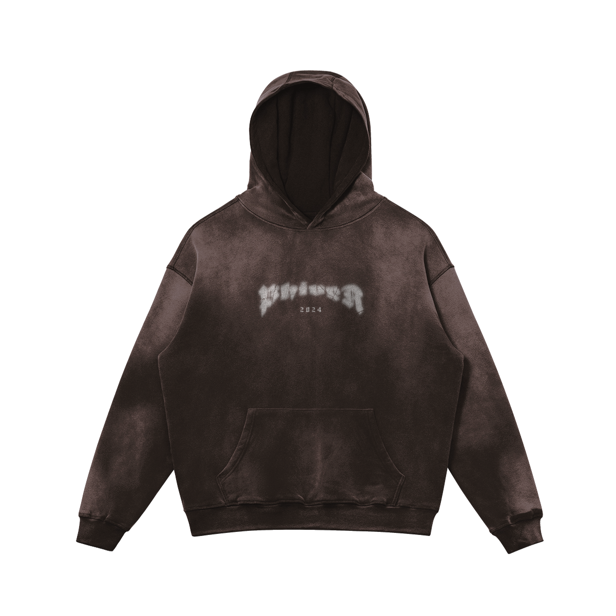 Sun Faded Hoodie Brown