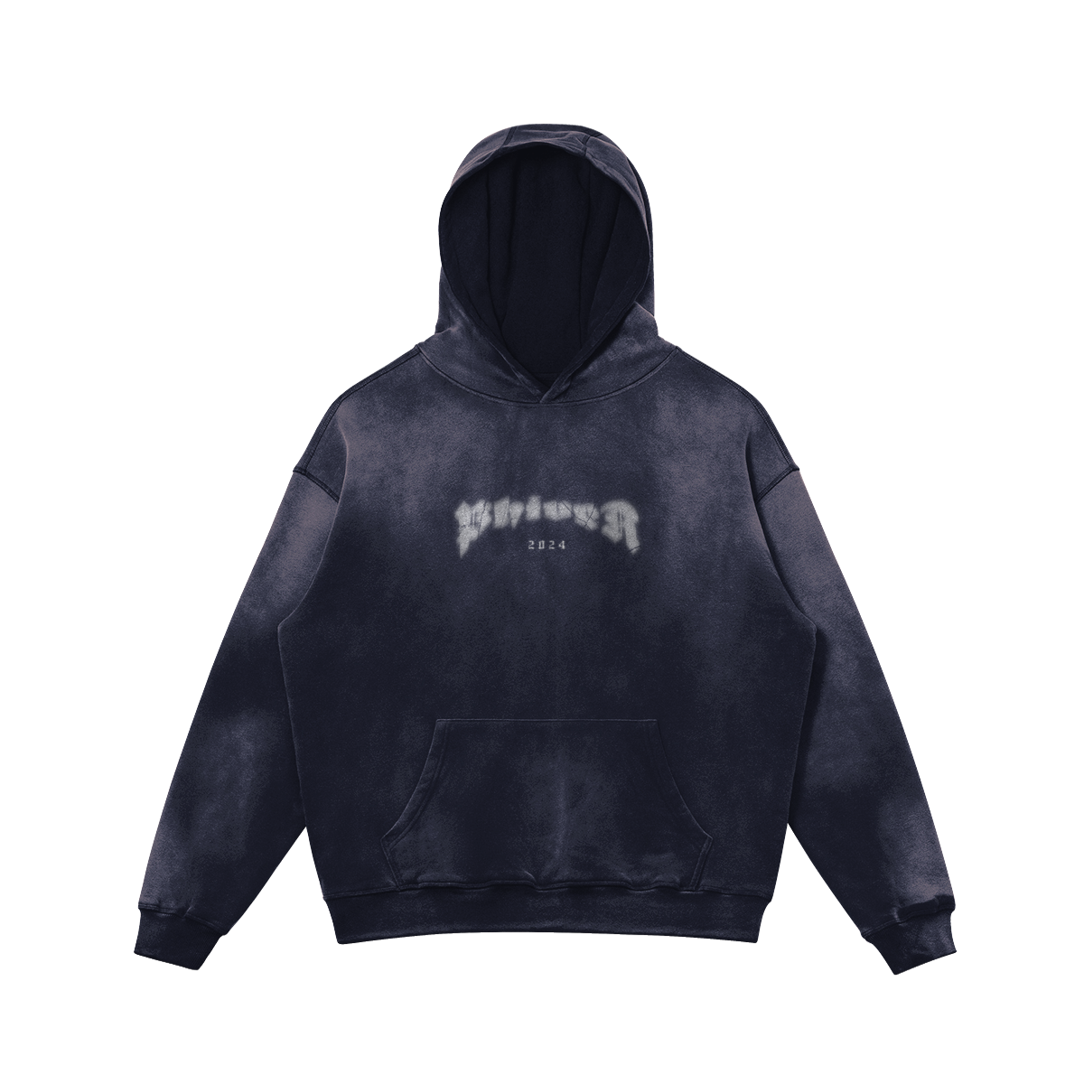 Sun Faded Hoodie Dark Blue