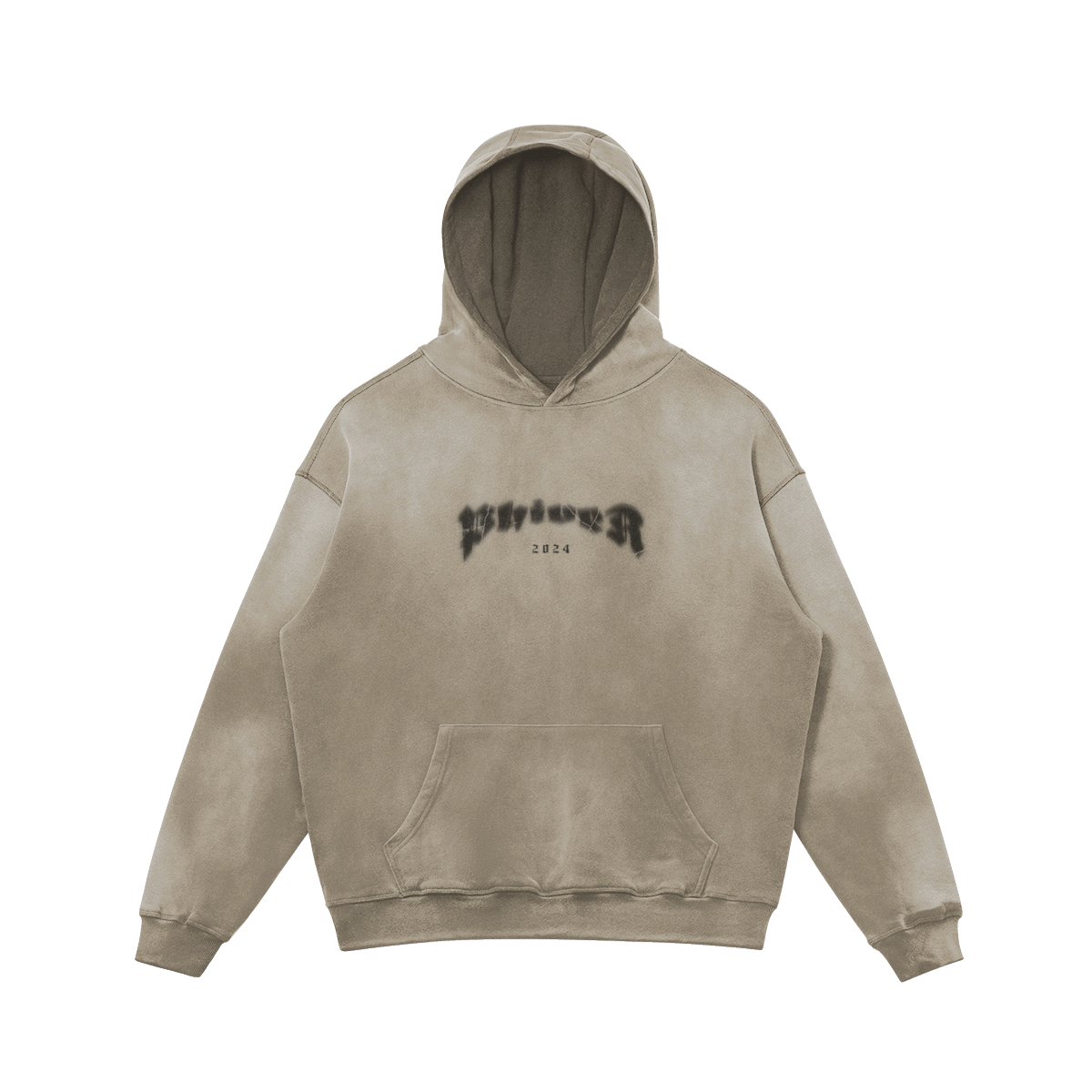 Sun Faded Hoodie Beige